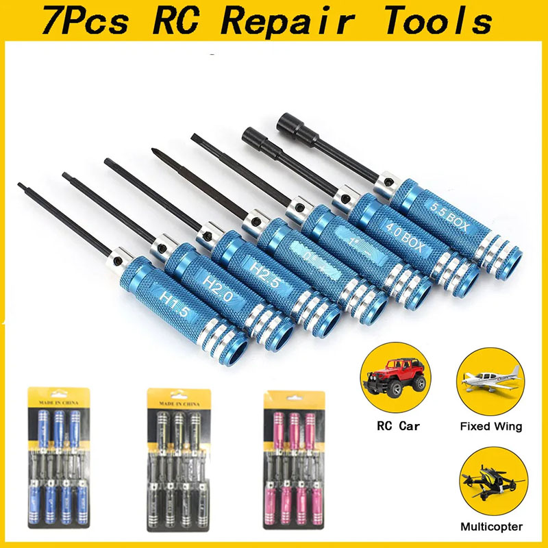 Fpv Drone Tool Kit - Zestaw 7 szt. kluczy imbusowych RC