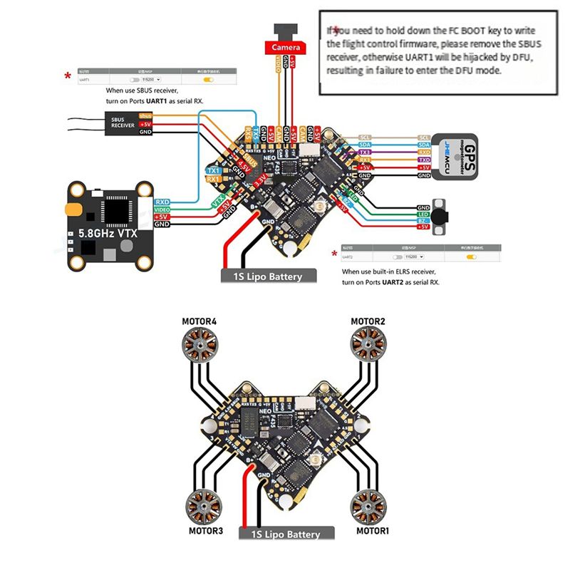 FBIL-F435 NEO 1S AIO Kontroler – Fpv Drone Esc recenzja i cena