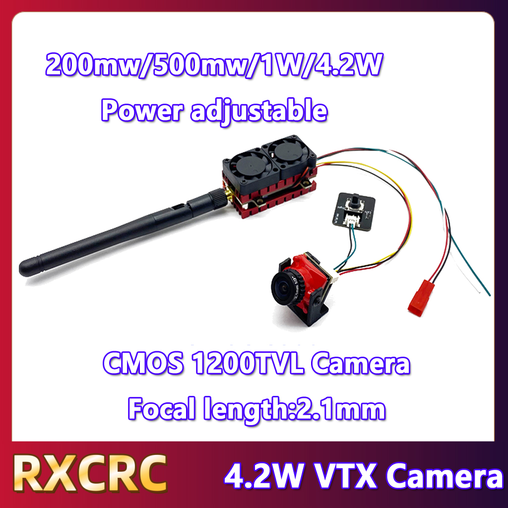 RXCRC 5.8G 48CH 4.2W Nadajnik  – Fpv Drone Camera recenzja i cena