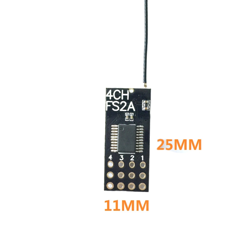 Odbiornik Flysky FS2A Mini 4CH – Fpv Drone Battery recenzja i cena