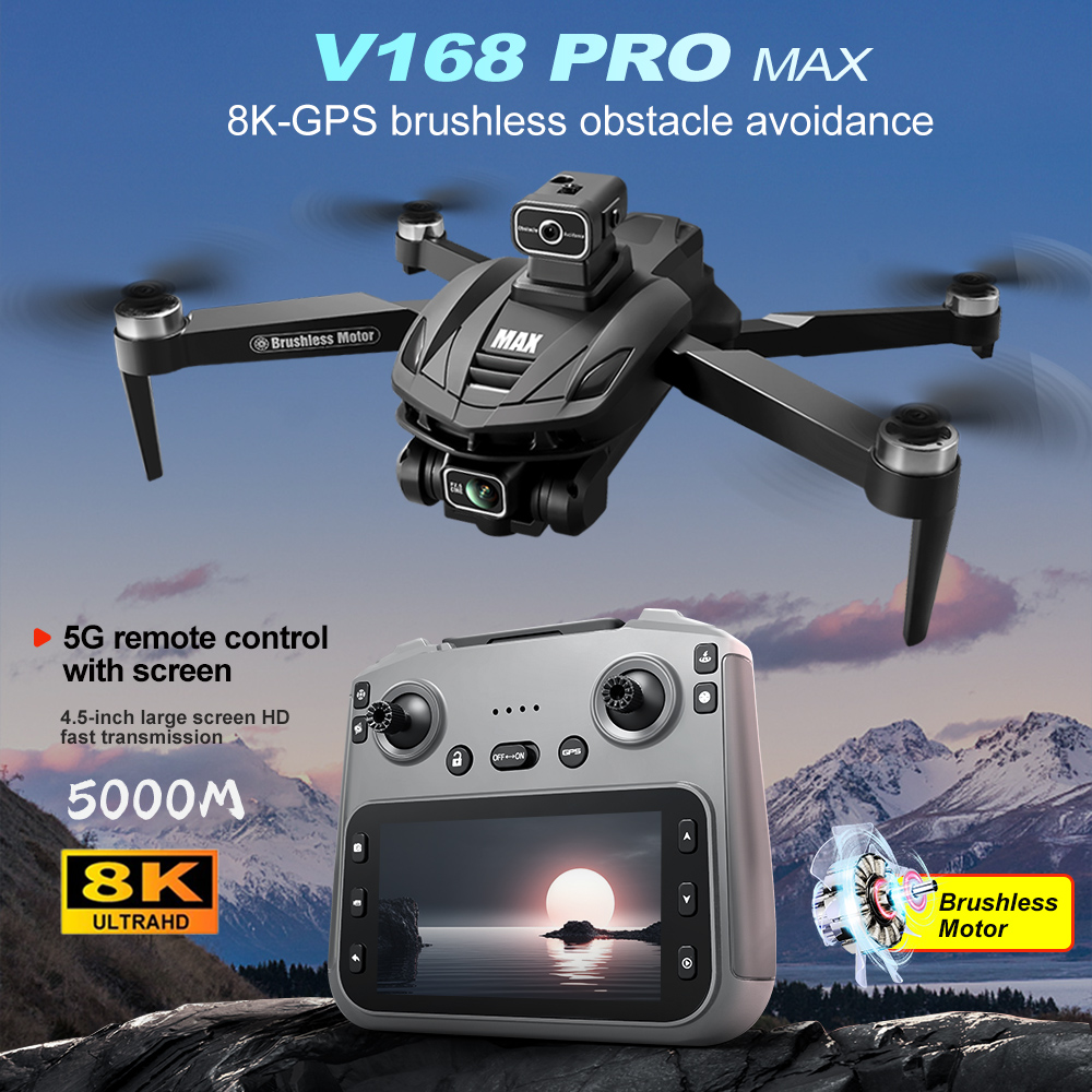 V168 PRO Max GPS Drone 8K Prof – Fpv Drone Charger recenzja i cena
