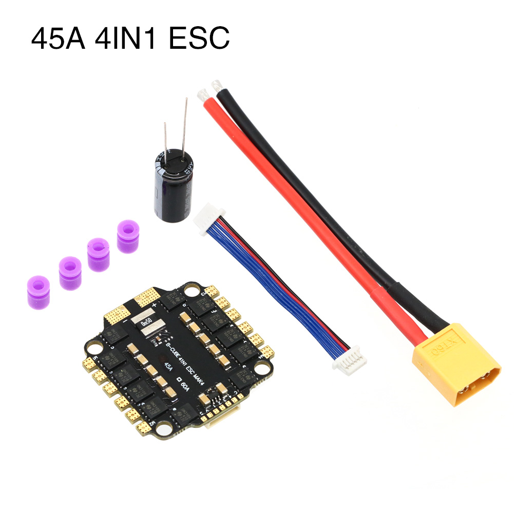UAngel 4IN1 45A 60A ESC BLHELI – Fpv Drone Esc recenzja i cena